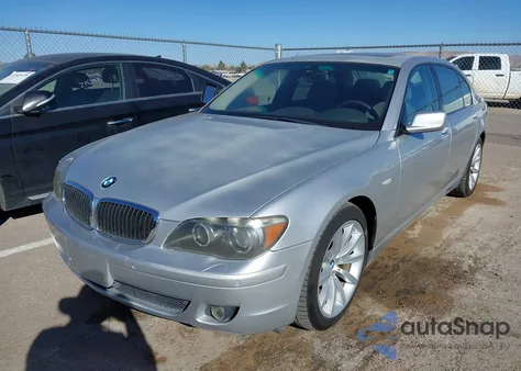 2007 BMW 750Li z USA, uszkodzony, nr VIN WBAHN83537DT72703
